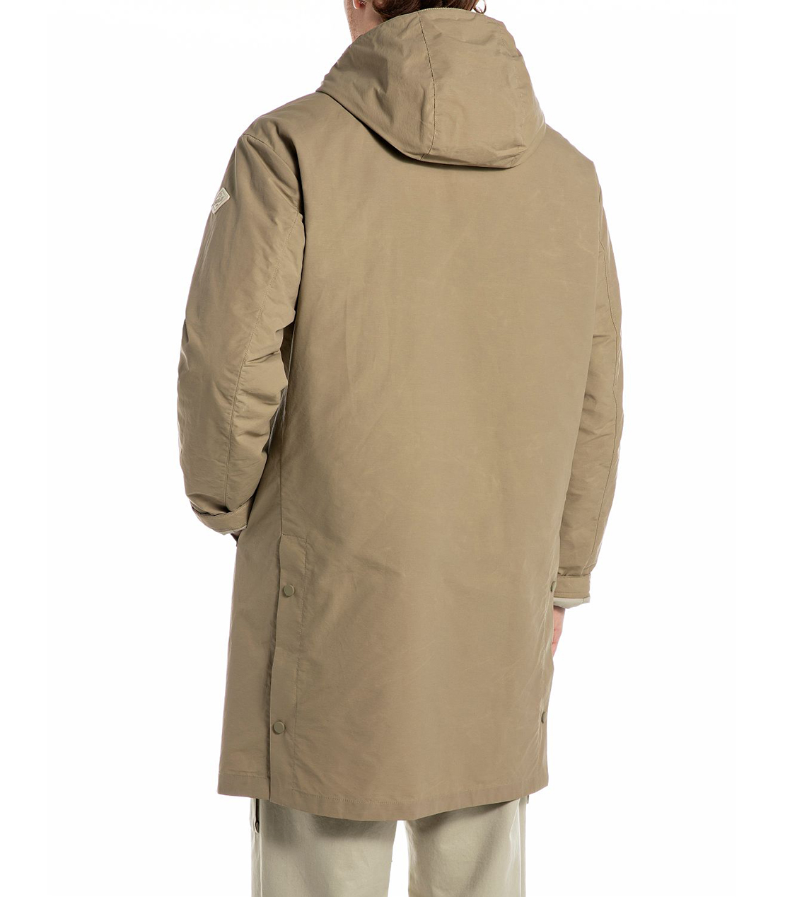 フード付きロングパデッドジャケット 詳細画像 ライトコーヒー 2